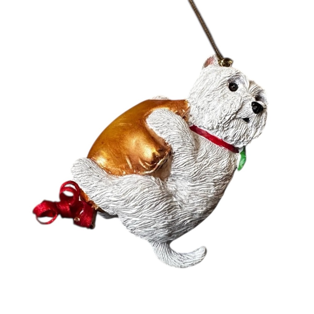 1997 Danbury Mint Westie Wonderland “Swinging on a Star” West Highland Terrier